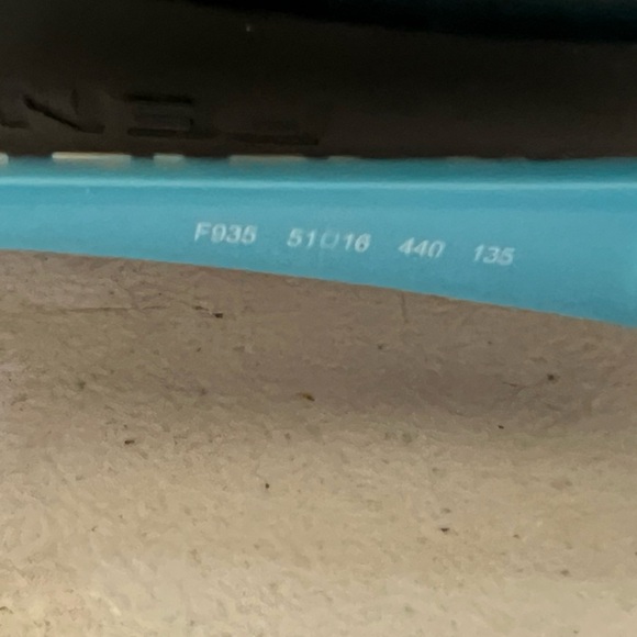 Fendi F935 440 51□16 135 100% Authentic Ice Blue Oval Glasses with Case - Picture 5 of 8